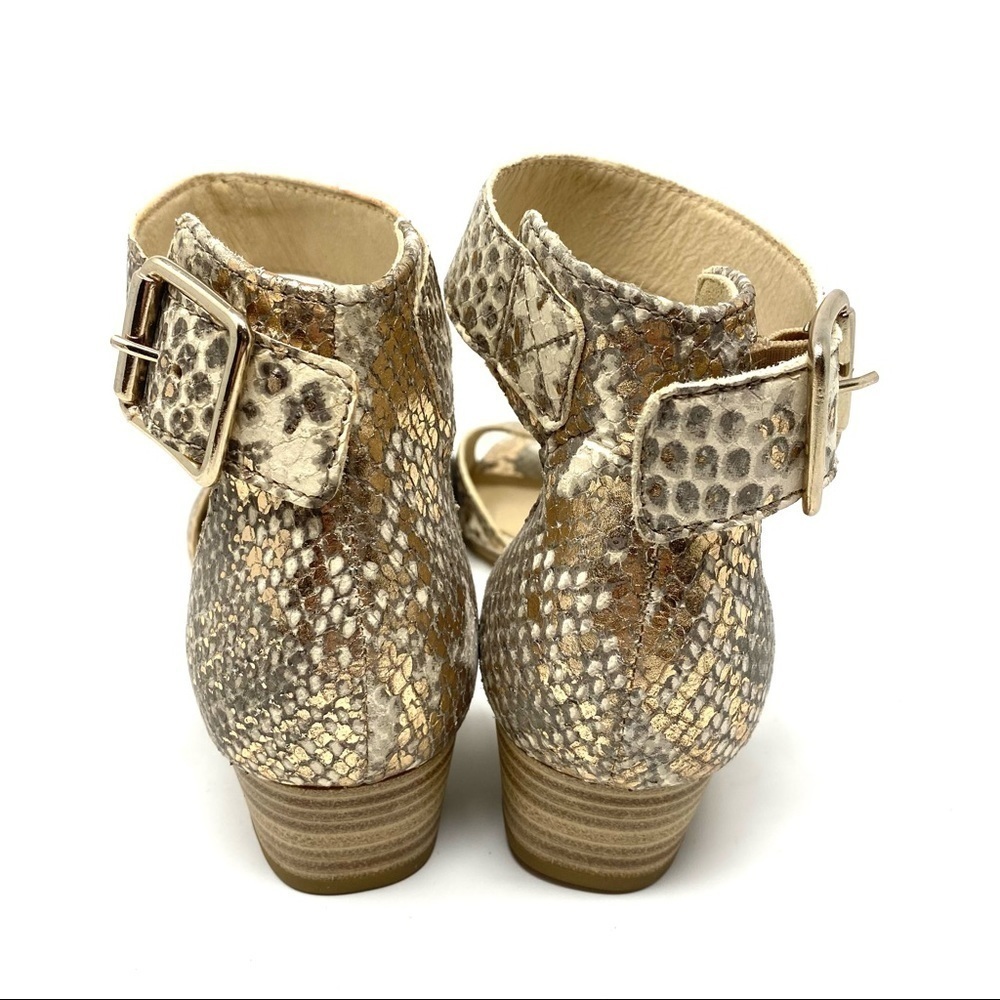 Gabor 65.850.83 cobra space suede ankle strap sandals - Picture 6 of 8